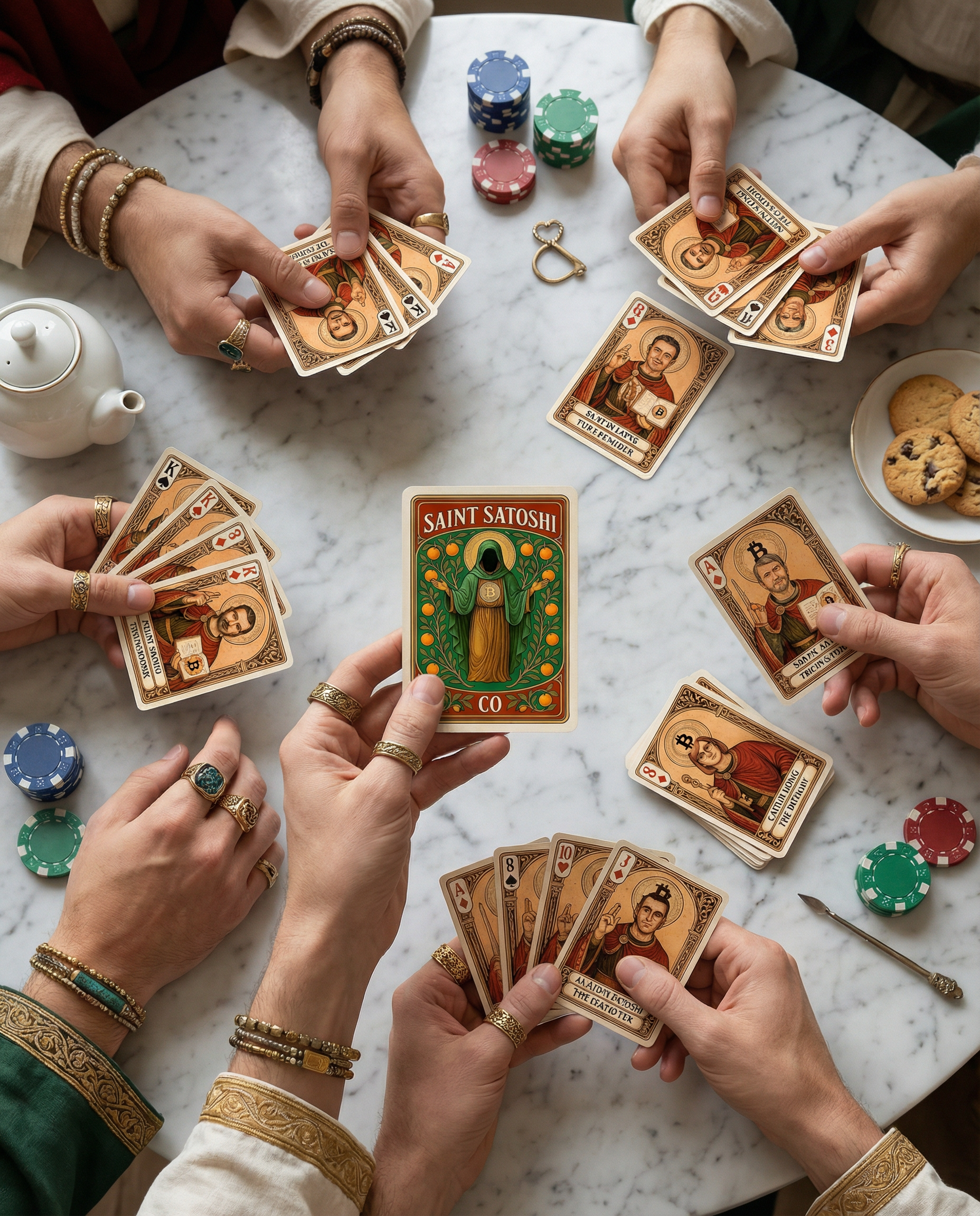 Saint Satoshi Playing Cards