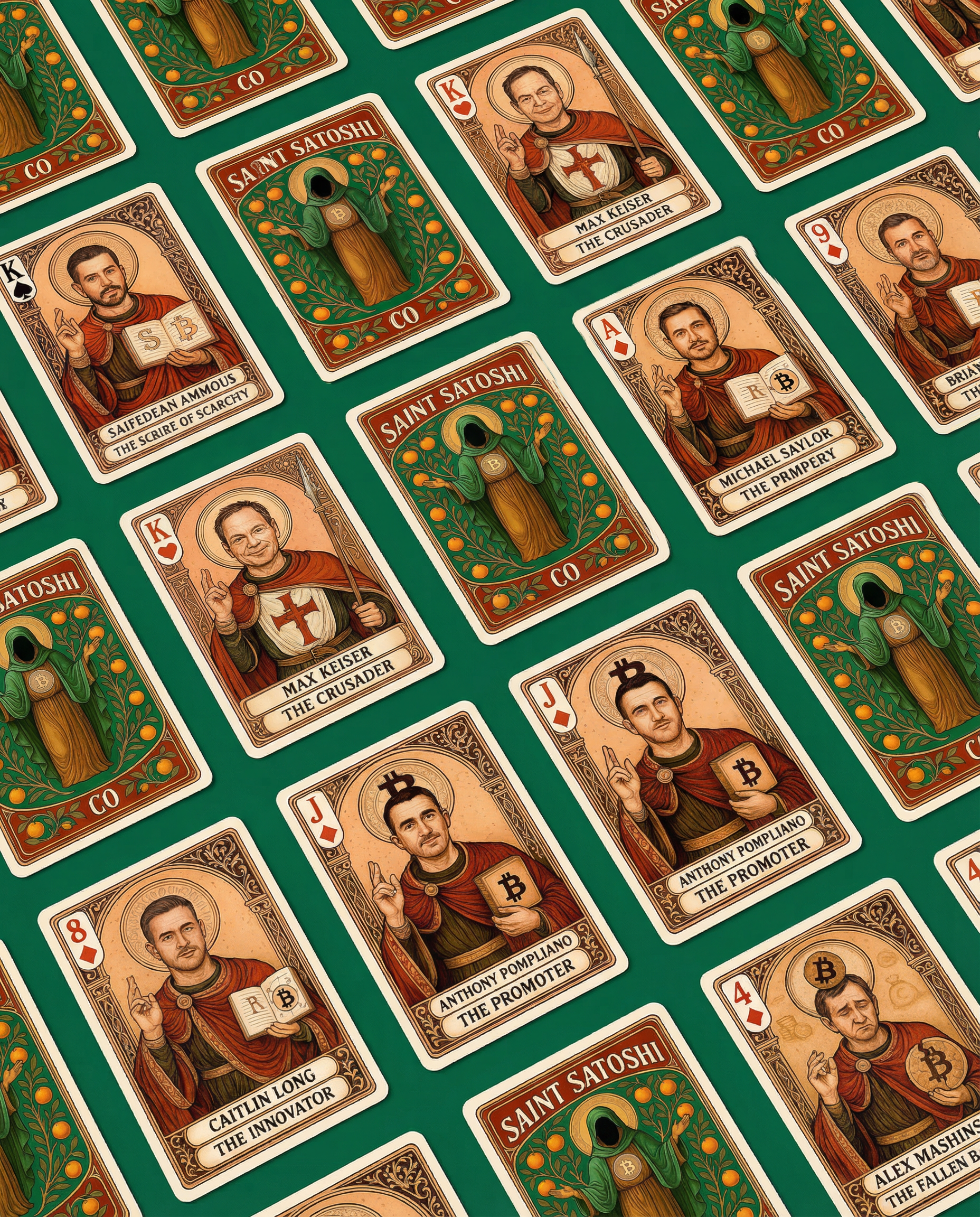 Saint Satoshi Playing Cards