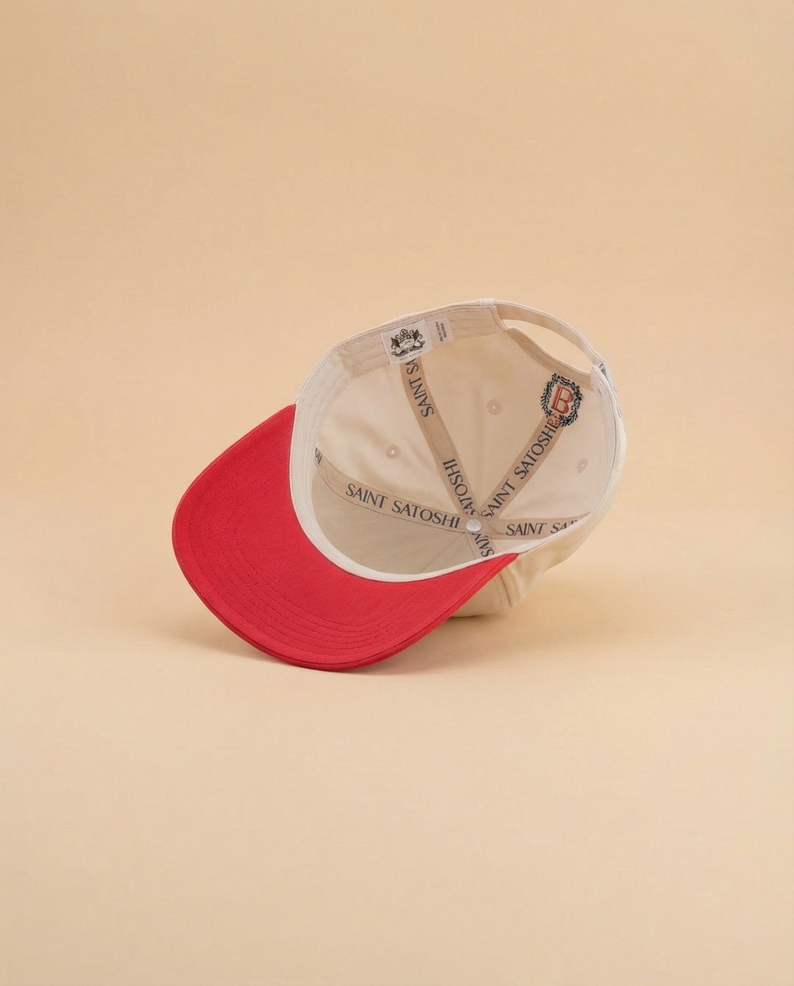 Saint Satoshi - Signal Red/Bone