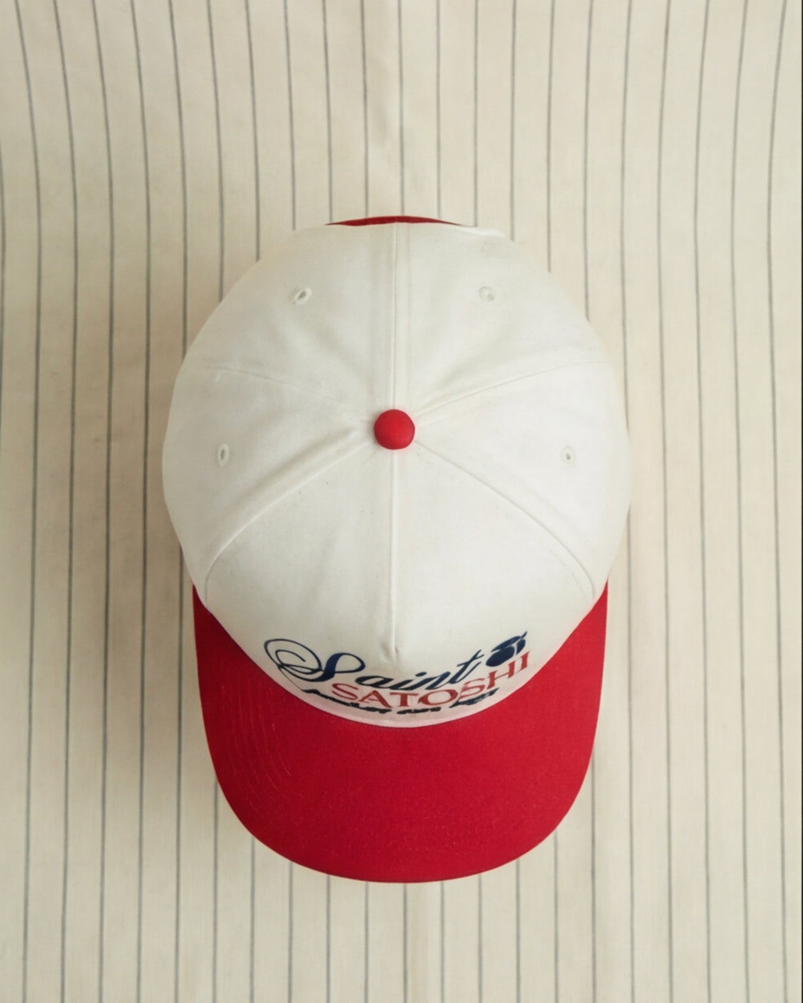 Saint Satoshi - Signal Red/Bone