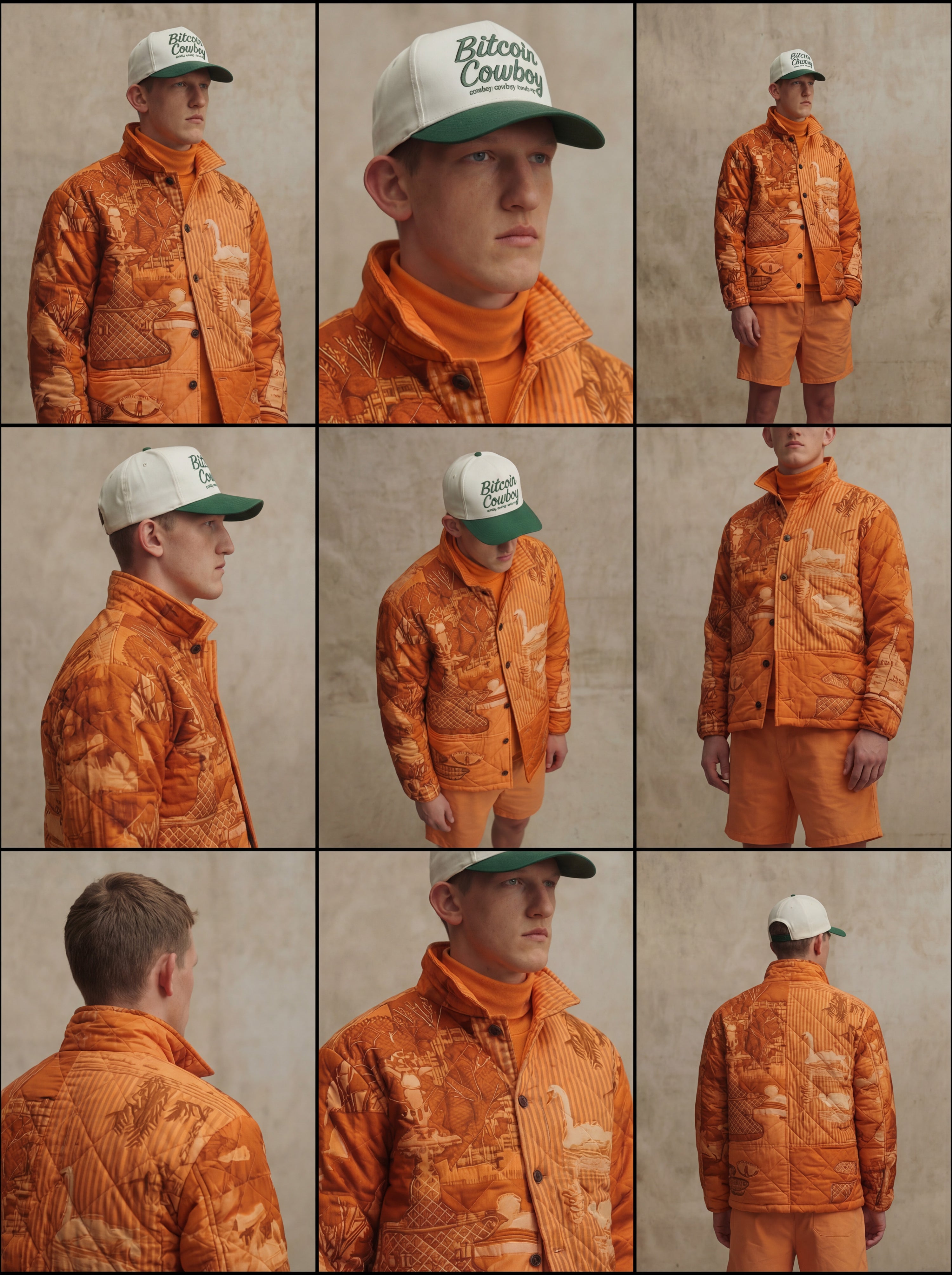 Bitcoin Cowboy - Frontier Forest Green/Bone