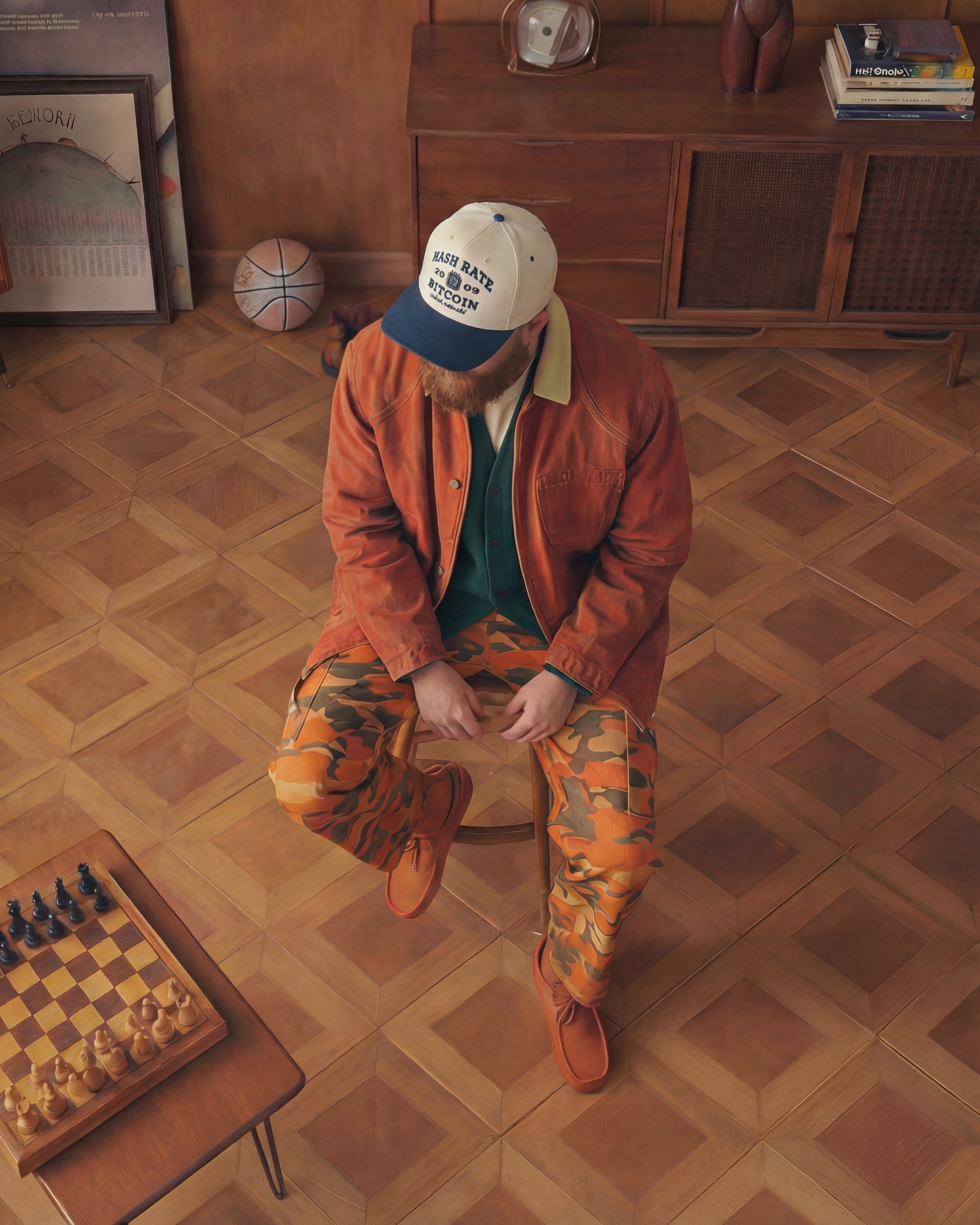 Hash Rate - Midnight Workwear Blue/Bone