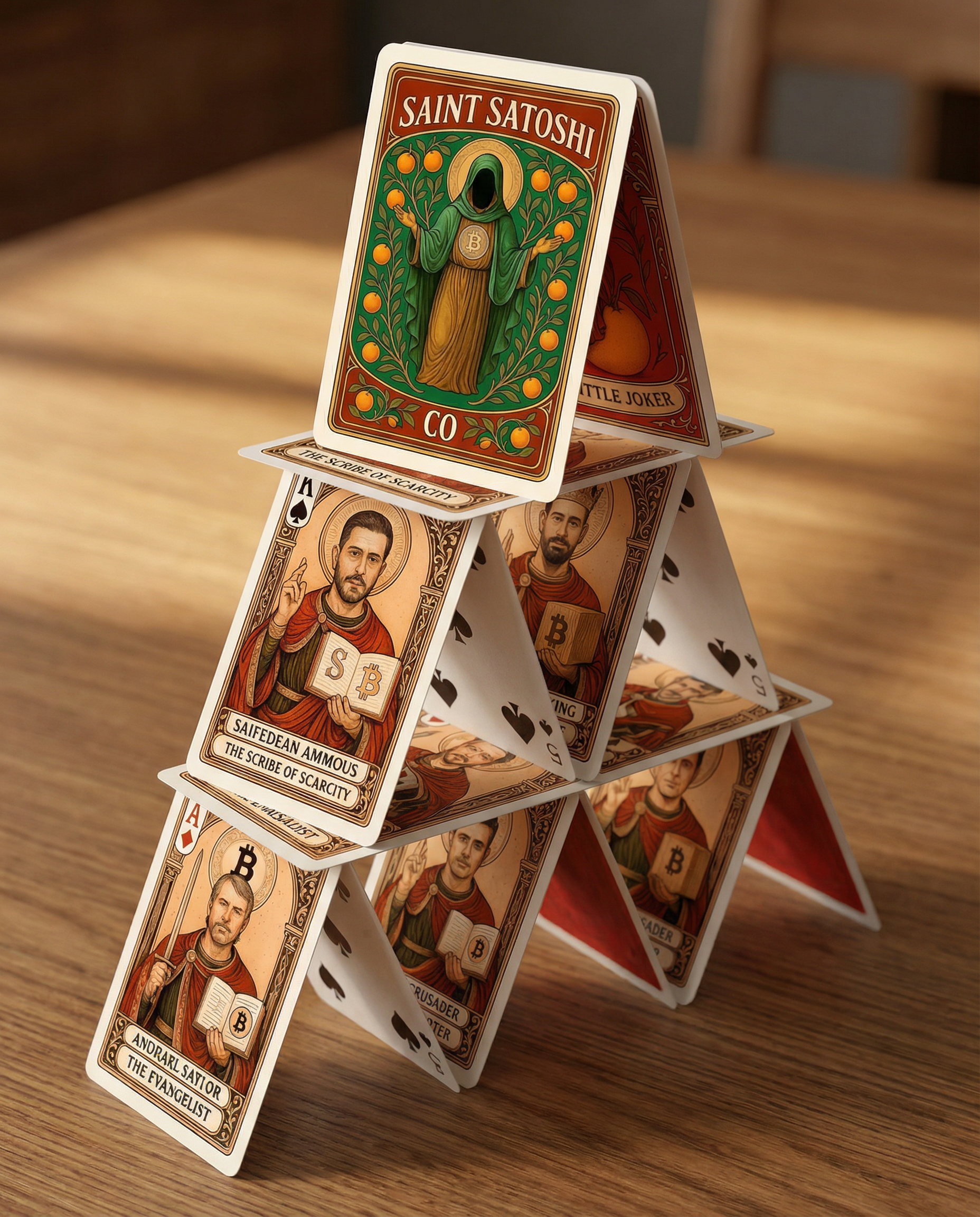 Saint Satoshi Playing Cards